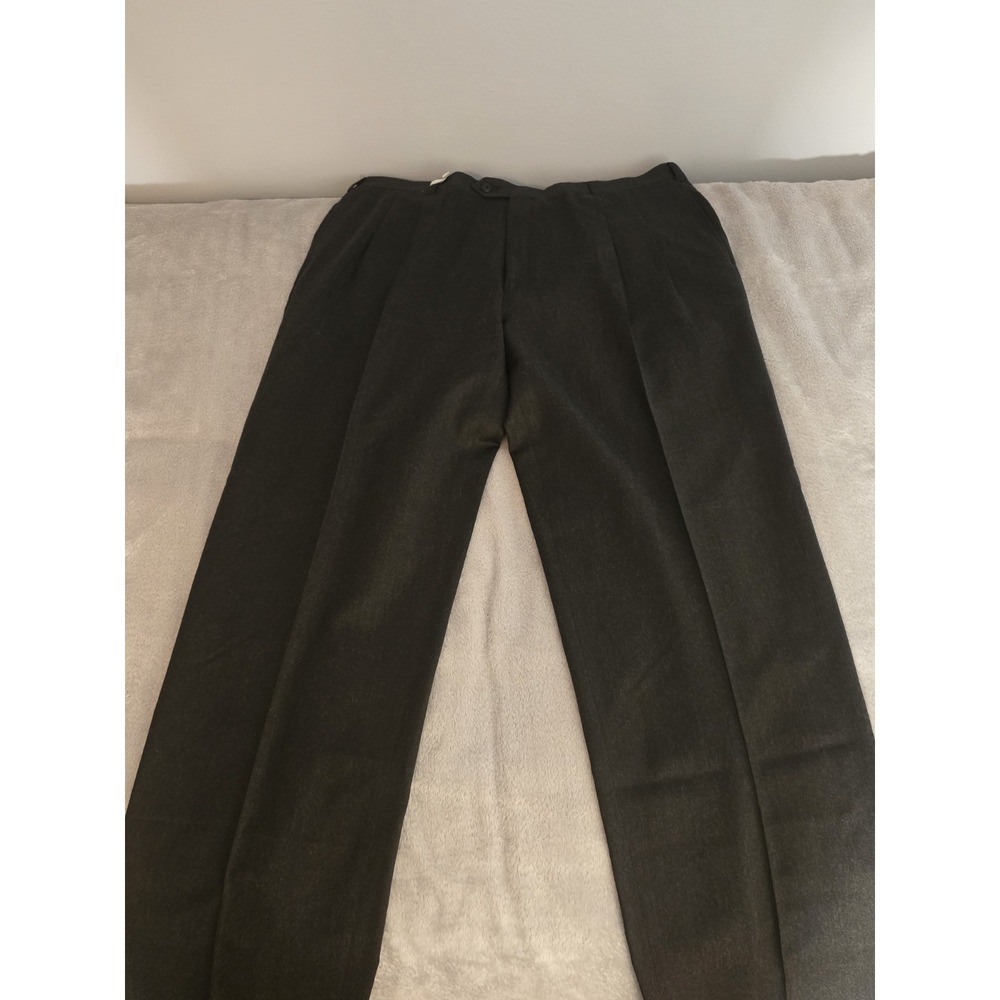 Jos A Bank Executive Collection Men's Dress Pants 38L Wool Cashmere Pleated. 319